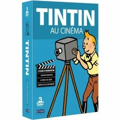 Tout neuf 😀 coffret Tintin au cinéma 3 films : l'affaire Tournesol ; le Temple du Soleil ; Tintin et le lac aux requins,DVD 🥰