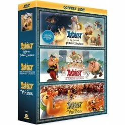 De gros ✔️ Astérix - 3 films : Le secret de la potion magique + L domaine des dieux + Astérix et les Vikings 🎉