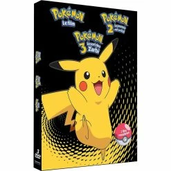 Coupon 💯 coffret Pokémon 3 films : Mewto contre Mew ; le pouvoir est en toi ; le sort des Zarbi ⌛