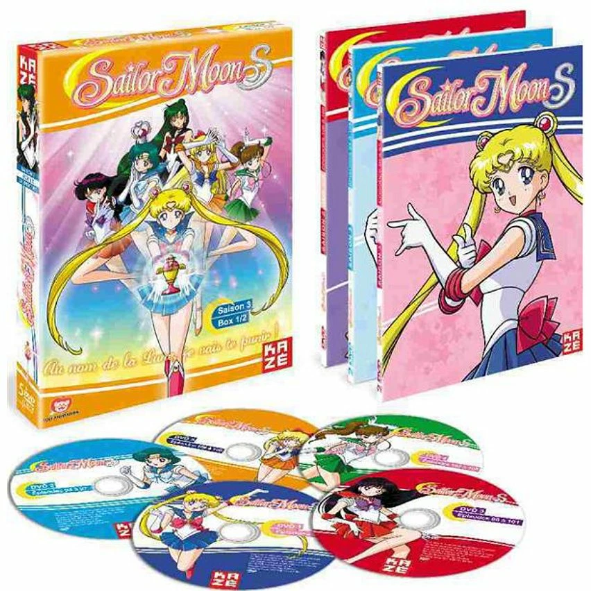 Bon marché 💯 coffret Sailor Moon S, saison 3, vol. 1, 19 épisodes 😍 2 Bon marché 💯 coffret Sailor Moon S, saison 3, vol. 1, 19 épisodes 😍 – Image 2
