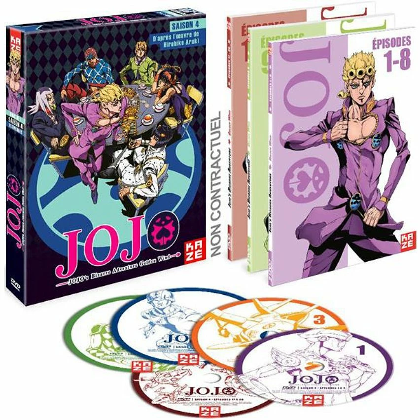 Acheter 😉 Jojo's bizarre adventure : golden wind, saison 4, partie 1/2 🔔 2 Acheter 😉 Jojo's bizarre adventure : golden wind, saison 4, partie 1/2 🔔 – Image 2
