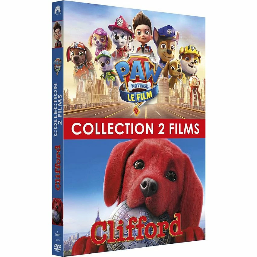 Le moins cher 🛒 Coffret de wouf : La Pat'Patrouille, le film + Clifford ❤️ 1 Le moins cher 🛒 Coffret de wouf : La Pat'Patrouille, le film + Clifford ❤️