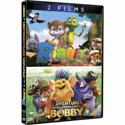 Grosses soldes 😉 coffret jeunesse 2 films : Ribbit ; les aventures extraordinaires de Bobby 🌟