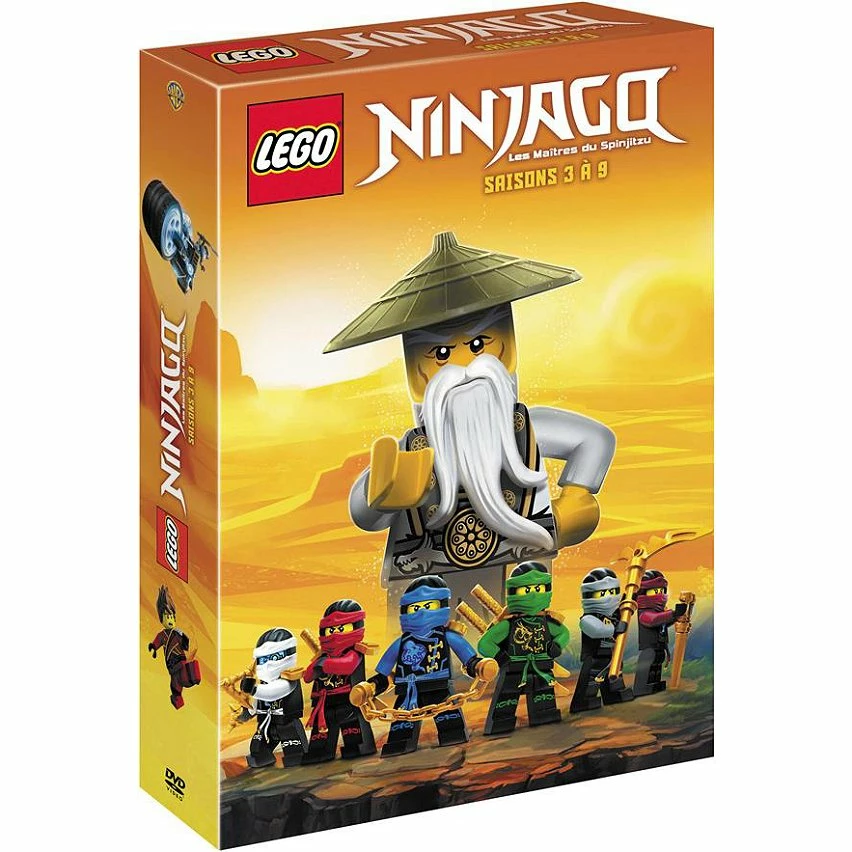 Coupon ⌛ coffret Lego ninjago, les maîtres du spinjitzu, saisons 3 à 9,DVD 🛒 1 Coupon ⌛ coffret Lego ninjago, les maîtres du spinjitzu, saisons 3 à 9,DVD 🛒