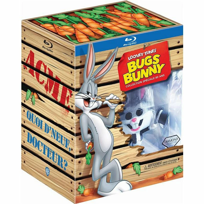 Grosses soldes ⌛ collection Bugs Bunny's 80 ans,édition deluxe,Inclus 1 figurine Funko Pop Bugs Bunny (Glitter Diamond),Blu-Ray ⭐ 1 Grosses soldes ⌛ collection Bugs Bunny's 80 ans,édition deluxe,Inclus 1 figurine Funko Pop Bugs Bunny (Glitter Diamond),Blu-Ray ⭐