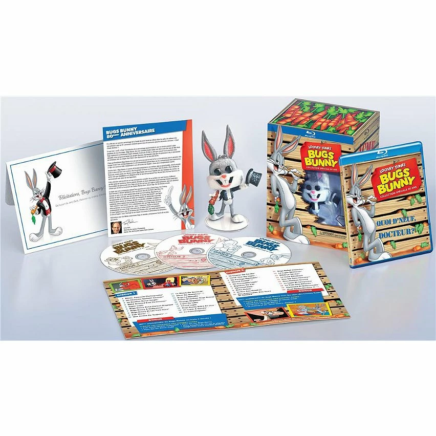 Grosses soldes ⌛ collection Bugs Bunny's 80 ans,édition deluxe,Inclus 1 figurine Funko Pop Bugs Bunny (Glitter Diamond),Blu-Ray ⭐ 2 Grosses soldes ⌛ collection Bugs Bunny's 80 ans,édition deluxe,Inclus 1 figurine Funko Pop Bugs Bunny (Glitter Diamond),Blu-Ray ⭐ – Image 2
