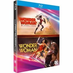 Vente flash 👍 coffret Wonder 👩 Woman 2 films animés : bloodlines ; Wonder 👩 Woman ✨