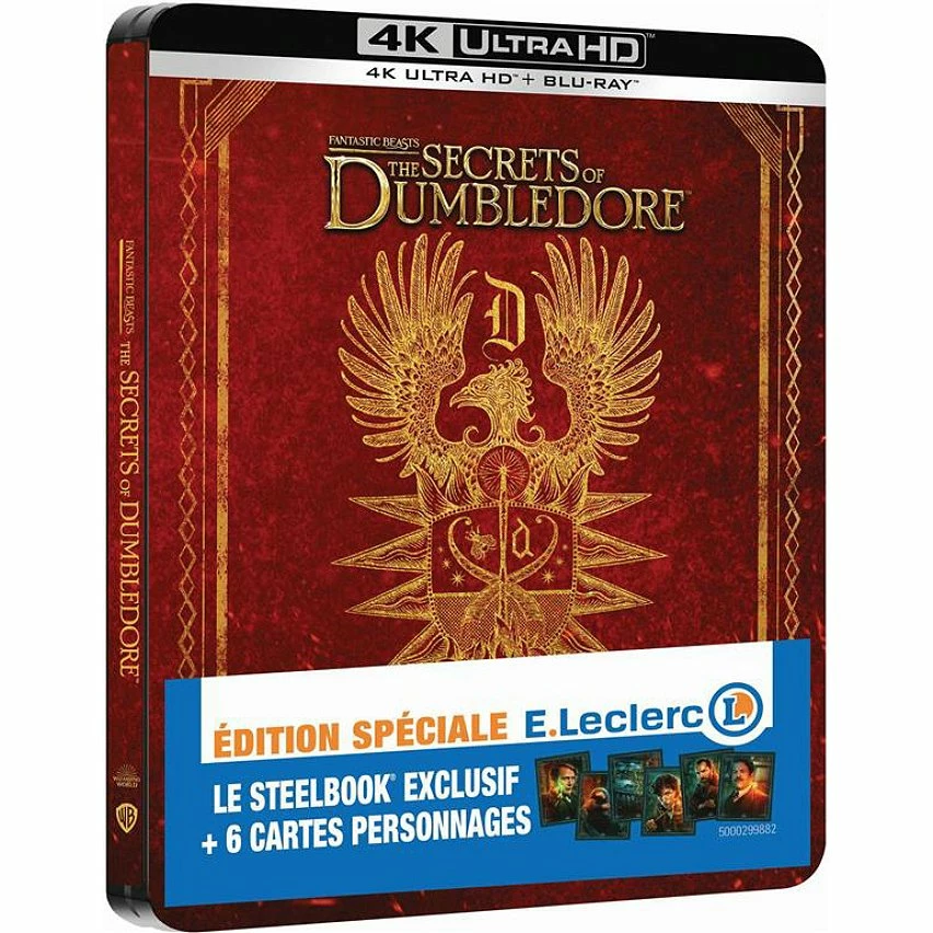 Remise 🔥 Les animaux fantastiques 3 : Les secrets de Dumbledore - Édition Steelbook spéciale E. Leclerc ✔️ 1 Remise 🔥 Les animaux fantastiques 3 : Les secrets de Dumbledore - Édition Steelbook spéciale E. Leclerc ✔️