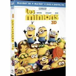 Nouveau ⭐ les minions BLU-RAY DISC 3D 👏