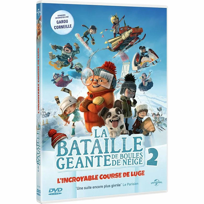 Tout neuf 👏 la bataille géante de boules de neige 2 : l'incroyable course de luge,DVD 🤩 1 Tout neuf 👏 la bataille géante de boules de neige 2 : l'incroyable course de luge,DVD 🤩