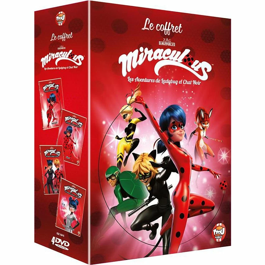 Meilleure vente ❤️ miraculous, les aventures de Ladybug et Chat Noir, 4 épisodes ❤️ 1 Meilleure vente ❤️ miraculous, les aventures de Ladybug et Chat Noir, 4 épisodes ❤️