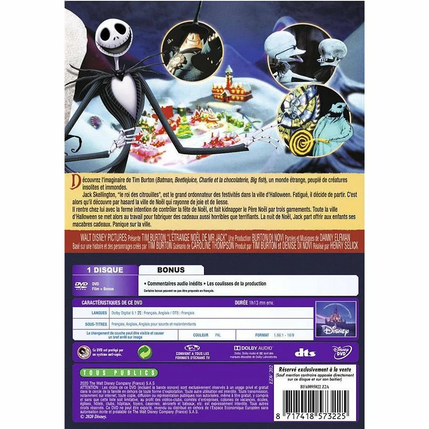 Bon marché 🤩 l'étrange Noël de monsieur Jack 🥰 2 Bon marché 🤩 l'étrange Noël de monsieur Jack 🥰 – Image 2