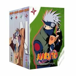 De gros 🎉 Intégrale Naruto 4 volumes DVD 🎁 -Enfants DVD Sale Naruto 3