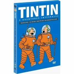 Offres 💯 coffret Tintin, vol. 5 : objectif Lune ; on a marché sur la Lune ; Tintin au pays de l'or noir 🎁