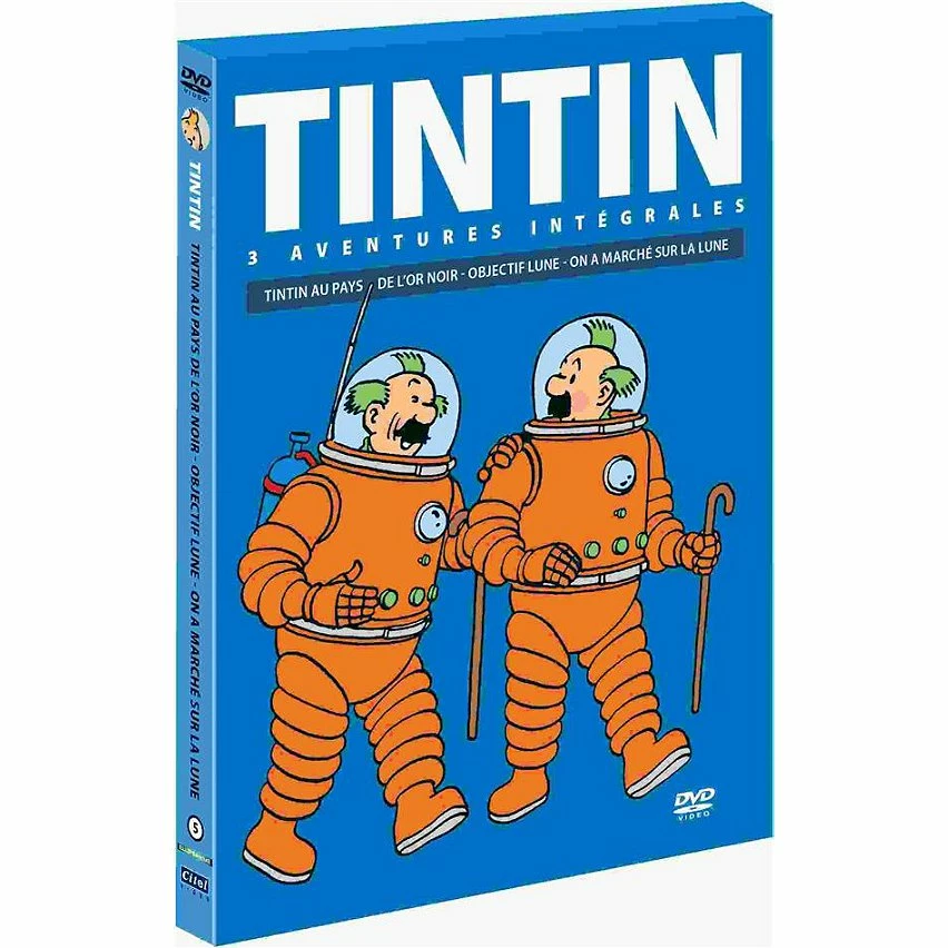 Offres 💯 coffret Tintin, vol. 5 : objectif Lune ; on a marché sur la Lune ; Tintin au pays de l'or noir 🎁 1 Offres 💯 coffret Tintin, vol. 5 : objectif Lune ; on a marché sur la Lune ; Tintin au pays de l'or noir 🎁