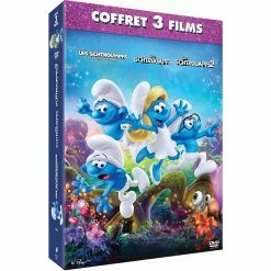 Le moins cher 🧨 Les Schtroumpfs - 3 films : Les Schtroumpfs + Les Schtroumpfs 2 + Les Schtroumpfs : Le village perdu 🎉