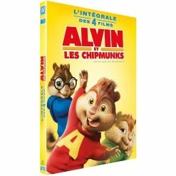 De gros 🤩 coffret Alvin et les Chipmunks 4 films : Alvin et les Chipmunks 1 à 3 ; à fond la caisse 👍