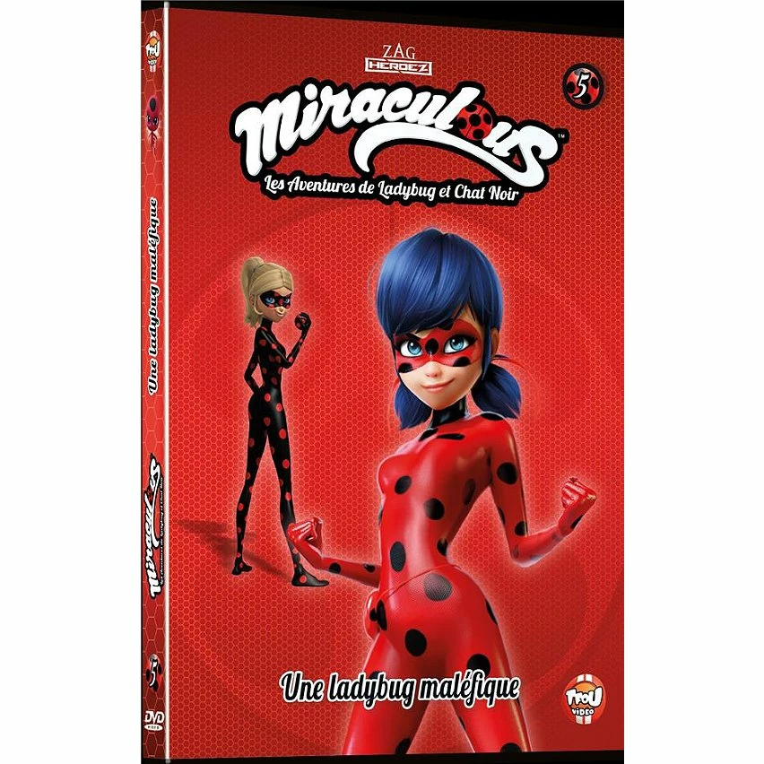 Meilleur prix 🎁 miraculous, les aventures de Ladybug et Chat Noir, vol. 5 : une Ladybug maléfique,DVD ✔️ 1 Meilleur prix 🎁 miraculous, les aventures de Ladybug et Chat Noir, vol. 5 : une Ladybug maléfique,DVD ✔️