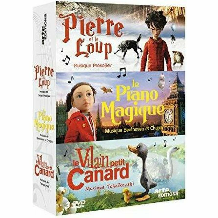 Acheter 🔔 coffret Pierre et le loup ; piano magique ; vilain petit canard 🛒 1 Acheter 🔔 coffret Pierre et le loup ; piano magique ; vilain petit canard 🛒