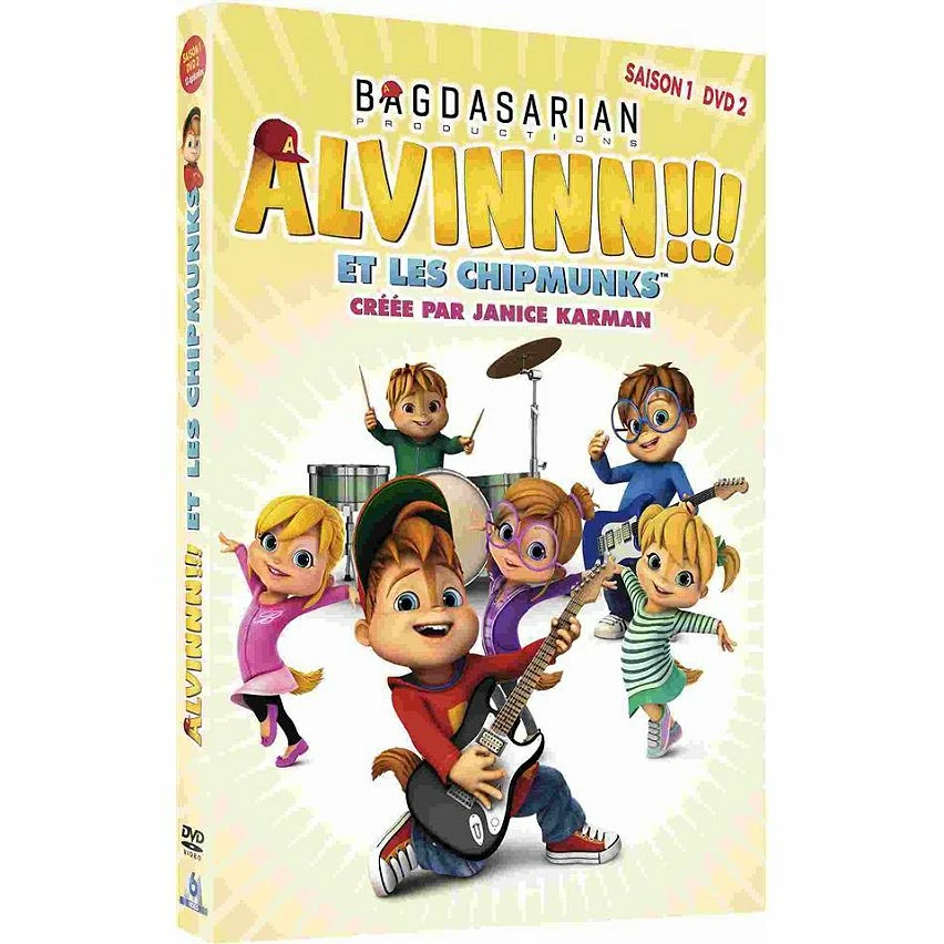 De gros 🔔 Alvinnn !!! et les chipmunks, vol. 2,DVD ✨ 1 De gros 🔔 Alvinnn !!! et les chipmunks, vol. 2,DVD ✨