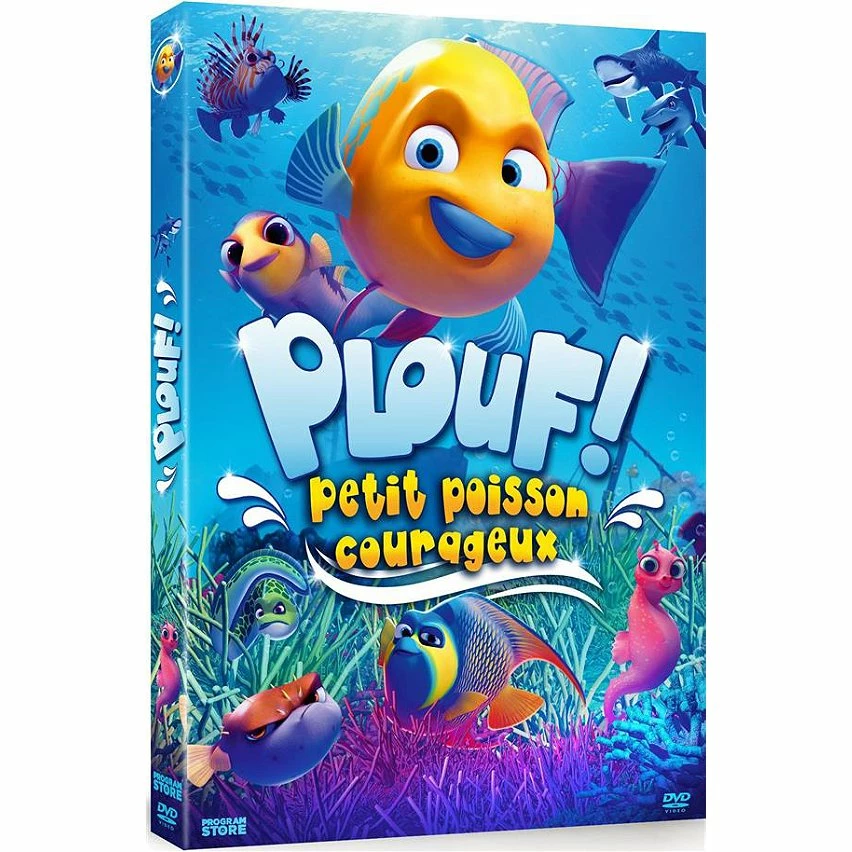 De gros ⭐ Plouf ! petit poisson courageux,DVD ✨ 1 De gros ⭐ Plouf ! petit poisson courageux,DVD ✨