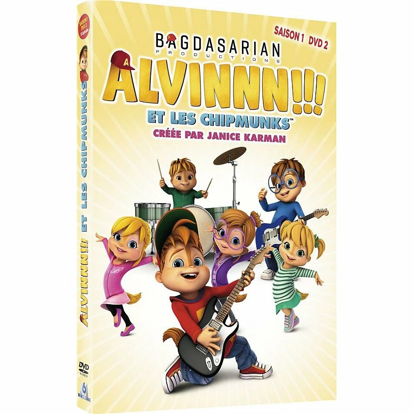 Bon marché 🎉 Alvinnn !!! et les chipmunks, saison 1, vol. 2 🛒 1 Bon marché 🎉 Alvinnn !!! et les chipmunks, saison 1, vol. 2 🛒