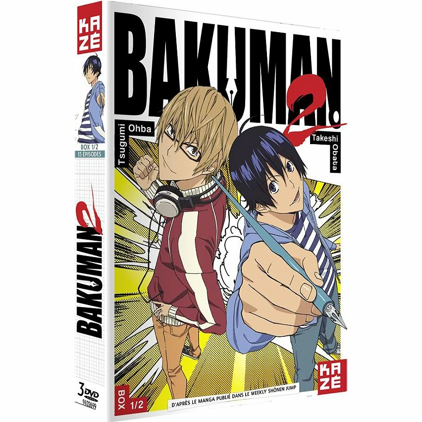 Meilleure affaire 😉 Bakuman - Saison 2 - Coffret 1/2 🎁 1 Meilleure affaire 😉 Bakuman - Saison 2 - Coffret 1/2 🎁