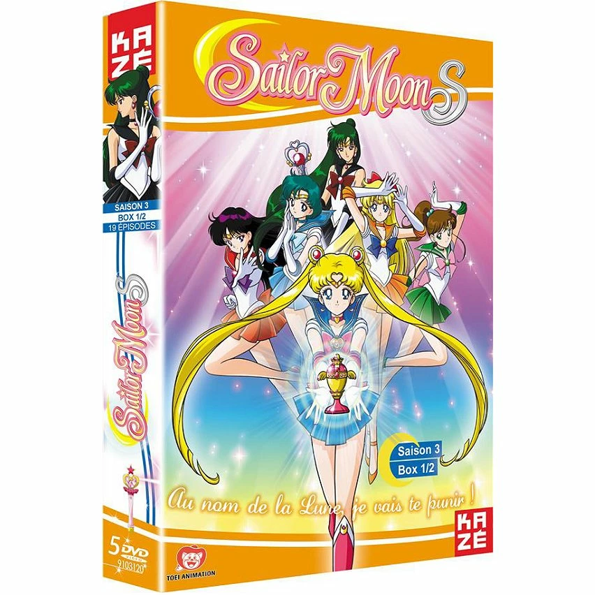 Bon marché 💯 coffret Sailor Moon S, saison 3, vol. 1, 19 épisodes 😍 1 Bon marché 💯 coffret Sailor Moon S, saison 3, vol. 1, 19 épisodes 😍