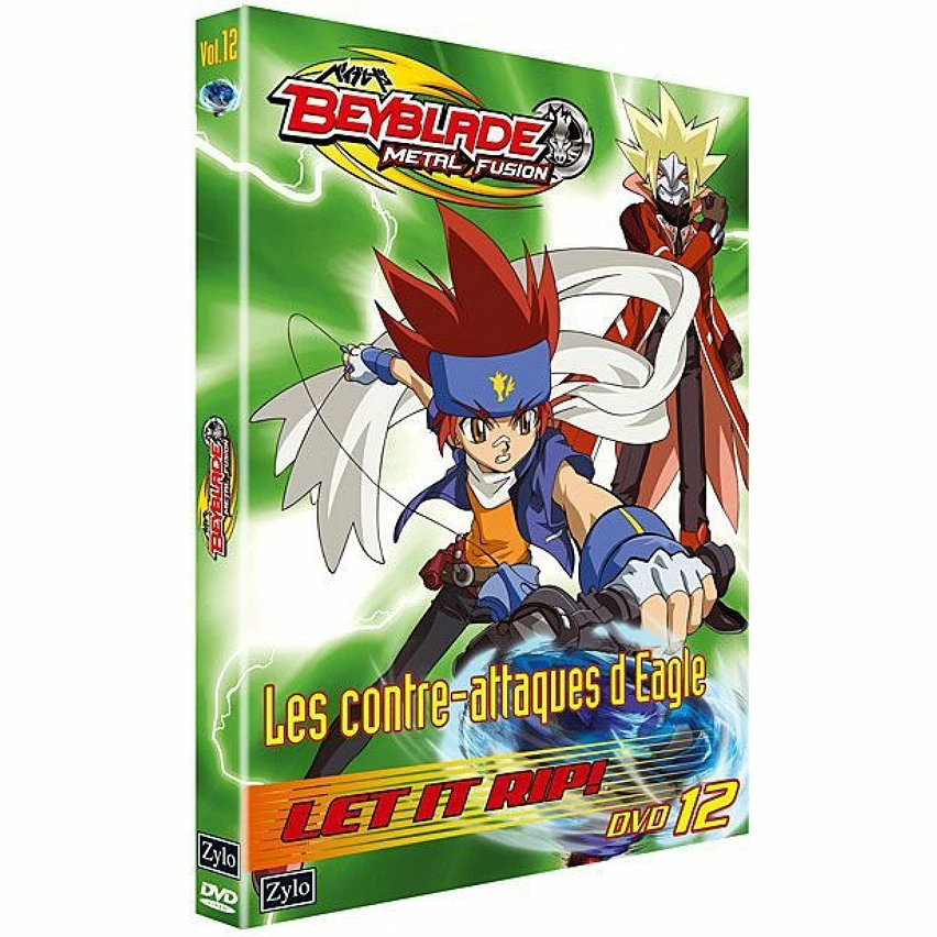 Bon marché 🎁 beyblade metal fusion Vol. 12 : les contre-attaques d'Eagle,DVD 👏 1 Bon marché 🎁 beyblade metal fusion Vol. 12 : les contre-attaques d'Eagle,DVD 👏