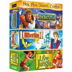 Acheter 👍 coffret tri pack, vol. 4 : Hercule ; le livre de la jungle ; Merlin 🧨