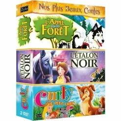 Acheter 👍 coffret tri pack, vol. 7 : l'étalon noir ; l'appel de la forêt ; Curly le petit chien 🌟