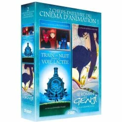 Budget ⭐ coffret chefs-d'oeuvre du cinéma d'animation 2 films : train de nuit dans la voie lactée ; le roman de Genji 👍