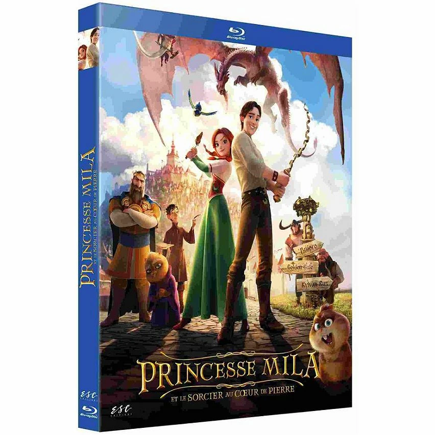 Coupon 😀 princesse Mila et le sorcier au coeur de pierre,Blu-Ray 🌟 1 Coupon 😀 princesse Mila et le sorcier au coeur de pierre,Blu-Ray 🌟