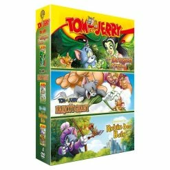 Bon marché 🤩 coffret Tom et Jerry 3 films : le dragon perdu ; le haricot géant ; Robin des bois 🎉