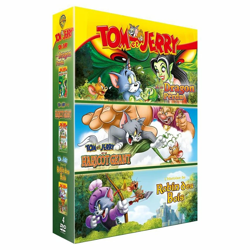 Bon marchĂ© đ€© coffret Tom et Jerry 3 films : le dragon perdu ; le haricot gĂ©ant ; Robin des bois đ 1 Bon marchĂ© đ€© coffret Tom et Jerry 3 films : le dragon perdu ; le haricot gĂ©ant ; Robin des bois đ