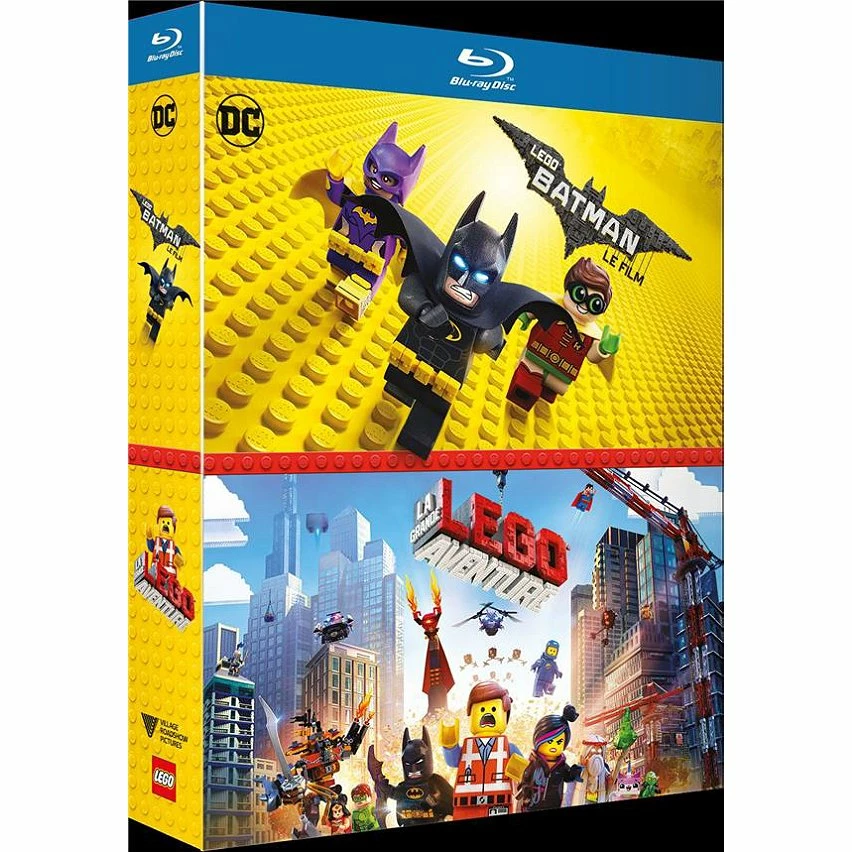 Budget â coffret Lego 2 films : Lego Batman, le film ; la grande aventure Lego,Blu-Ray đ 1 Budget â coffret Lego 2 films : Lego Batman, le film ; la grande aventure Lego,Blu-Ray đ