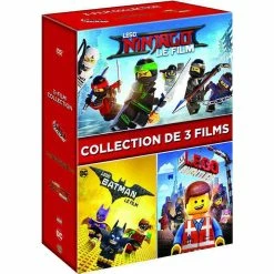 Promo 🎁 coffret films Lego 3 films : la grande aventure Lego ; Lego Batman le film ; Lego ninjago le film 🎁