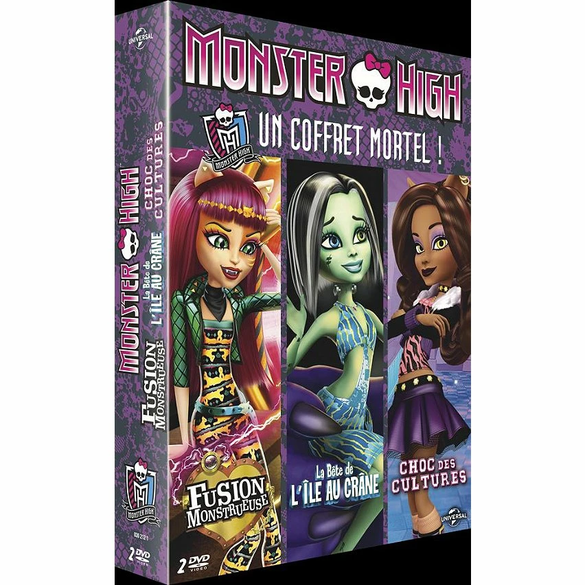 Grosses soldes ❤️ coffret monster high : fusion monstrueuse ; doublement mortel,DVD 😉 1 Grosses soldes ❤️ coffret monster high : fusion monstrueuse ; doublement mortel,DVD 😉