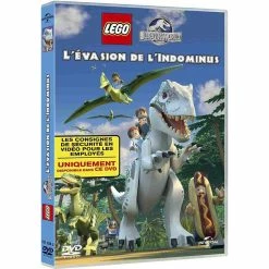 Nouveau 🤩 Lego Jurassic world : l'évasion de l'Indominus,DVD 🥰