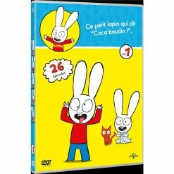 Meilleure affaire 🌟 Simon, saison 1, vol. 1, 26 épisodes : ce petit lapin qui dit "caca boudin !",DVD 🤩