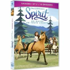 Offres 🤩 coffret Spirit, au galop en toute liberté, saisons 1 et 2, 13 épisodes,DVD 👏