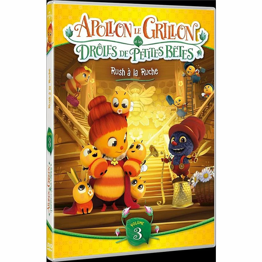 Budget ⌛ Apollon le grillon et les drôles de petites bêtes, vol. 3 : rush à la ruche,DVD 🔥 1 Budget ⌛ Apollon le grillon et les drôles de petites bêtes, vol. 3 : rush à la ruche,DVD 🔥