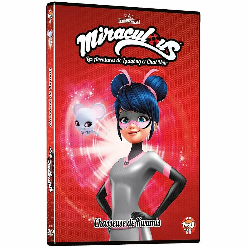 Coupon 🔔 miraculous, les aventures de Ladybug et Chat Noir, vol. 15 : chasseuse de kwamis,DVD 😍 1 Coupon 🔔 miraculous, les aventures de Ladybug et Chat Noir, vol. 15 : chasseuse de kwamis,DVD 😍