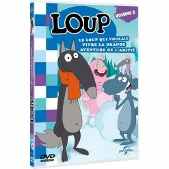 Coupon 🎁 Loup, vol. 2 : le loup qui voulait vivre la grande aventure de l'amitié,DVD 🥰