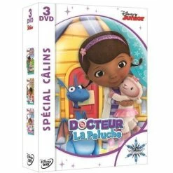 De gros ⭐ coffret docteur la peluche : des bisous qui soignent tout ; c'est l'heure de l'examen ; un câlin et tout va bien 🌟